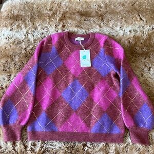 Sezane Kirstie Jumper Multicoloured Candy - Size L